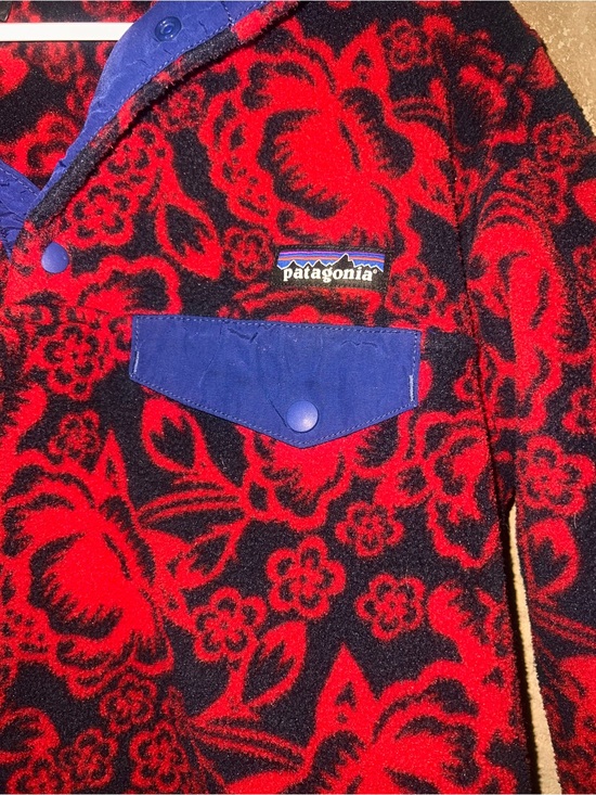 Patagonia Other - Patagonia Lightweight Synchilla Snap-T Fleece Pullover Rare Lotus Flower Rose